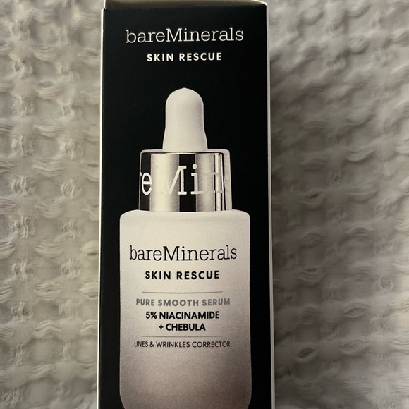 Bare Minerals Skin Rescue Pure Smooth Serum $65 Wrinkles Corrector 1fl oz - Picture 2 of 4